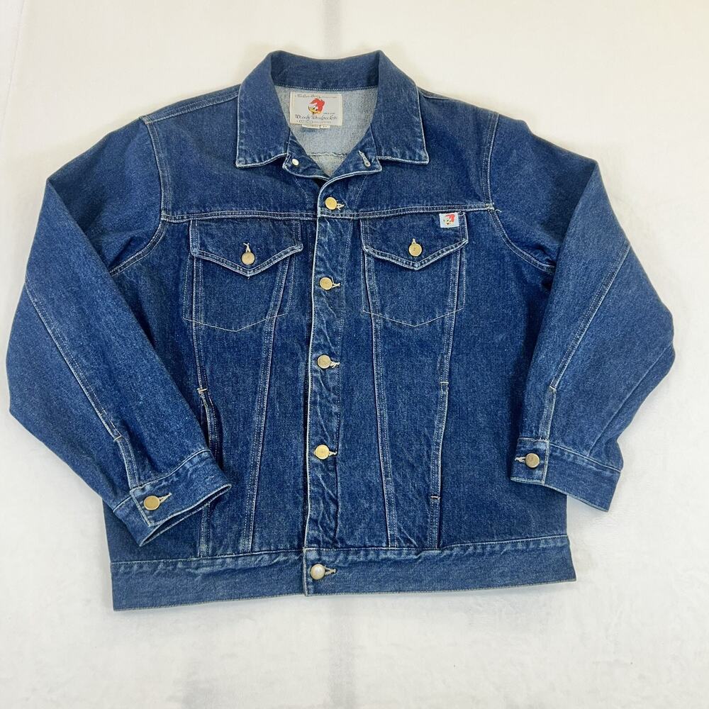 1957 Walter Lantz Woody Woodpecker Woody's Club Member Denim Jacket Sz 13 Chrty - Picture 3 of 10